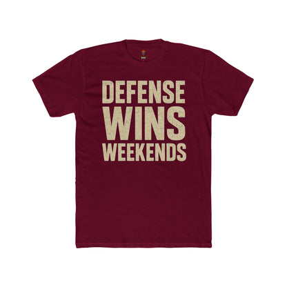 Adult Defense Wins College Apparel Shirt Crew Tee