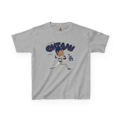 Kids Sports Shohei Tee, Youth Baseball Shirt, Kids Gift for Sports Fans, Playtime Apparel, Birthday Gift for Boys and Girls