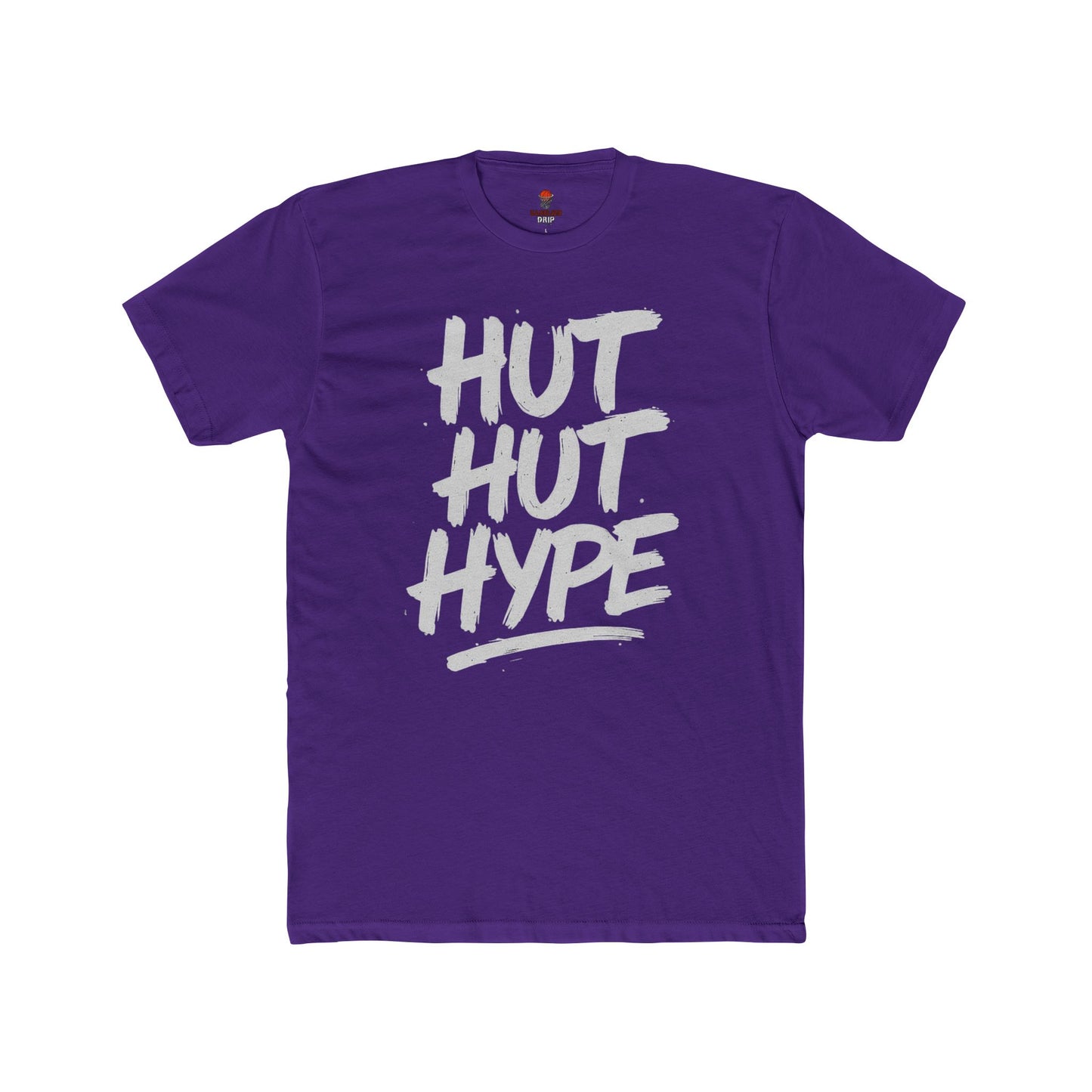 Adult Graphic Tee - Hut Hut Hype Unisex Cotton Crew Tee