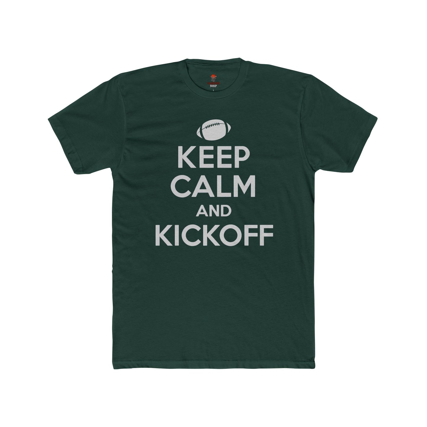 Adult Game Day Keep Calm Graphic Tee