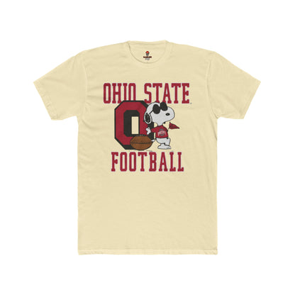 Adult Ohio State Football Unisex Cotton Crew Tee, Sports Fan Shirt, Game Day Apparel, College Football T-Shirt, Unique Gift for Buckeye Fans