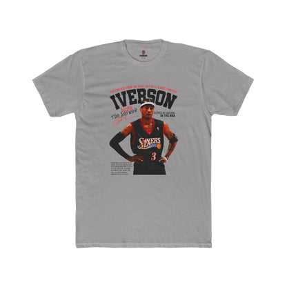 Adult Allen Iverson Unisex Cotton Crew Tee, Basketball Fan Gift, Sports Apparel, Casual Wear, Unisex T-Shirt